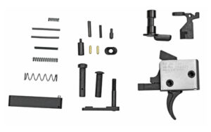 CMC AR-15 lower parts kit with curved single-stage trigger and enhanced trigger guard, small-pin (.156")