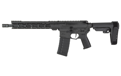 CMMG Banshee Mk4 5.56x45mm AR pistol with 11-inch EML M-LOK handguard and RipBrace in black Cerakote