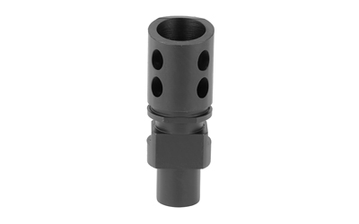 CMMG P90-style flash hider M12x1 LH black steel for 5.7x28mm PS90