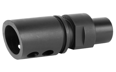 CMMG P90-style flash hider M12x1 LH black steel for 5.7x28mm PS90