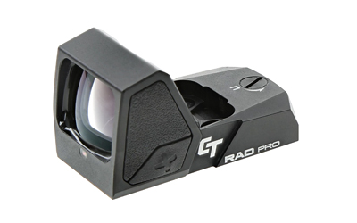 Crimson Trace CT RAD Pro open reflex sight in black, green dot reticle