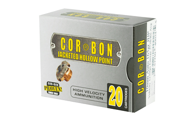 Cor-Bon 10mm 165 gr JHP Self-Defense Handgun Ammunition 20-round box