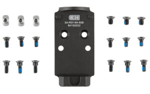 C&H Precision adapter plate for Springfield Prodigy to fit RMR/407C/507C/508T optics, black anodized