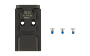 C&H Precision adapter plate for Glock MOS V4 to MPS in matte black