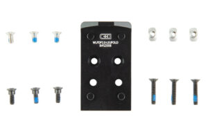 C&H Precision PLT PDP 2.0 to DPP/ELFX anodized black mount plate for Walther PDP 2.0