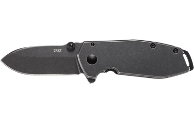 CRKT Squid Assisted Folding Knife 2.37 in Drop Point Black Stonewashed Handle