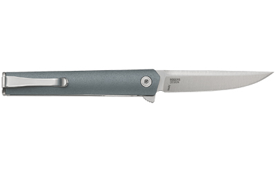 CRKT CEO Compact 7095 folding knife with 2.61-inch 1.4116 stainless steel blade and blue handle