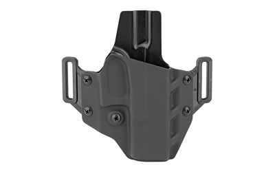 Crucial Concealment Covert OWB Kydex Holster for Glock 19, Black, Right Hand