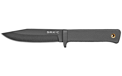 Cold Steel SRK Compact 5 inch fixed blade knife with black Kray-Ex handle and Secure-Ex sheath