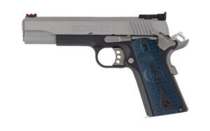Colt Gold Cup Lite .45 ACP 5-inch two-tone pistol with blue G10 grips