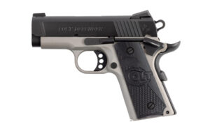 COLT Defender .45 ACP 3 inch two-tone Cerakote/blued pistol with G10 grips
