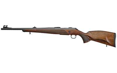 CZ 600 Plus LUX bolt-action rifle with walnut stock and M15x1 threaded barrel