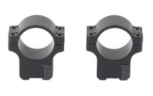 CZ-USA 1-inch aluminum scope rings for CZ 457/455 — 11mm dovetail, matte black