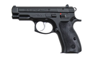 CZ-USA CZ 75 Compact 9mm pistol with 3.75-inch barrel and black steel frame