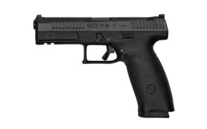 CZ P-10 F Optics-Ready 9mm pistol with 4.5-inch barrel in black