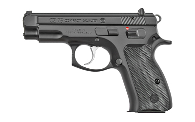 CZ-USA CZ 75 Compact 9mm black pistol front-right view