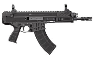 CZ Bren 2 MS pistol 7.62x39 black with 9.05 inch barrel side view