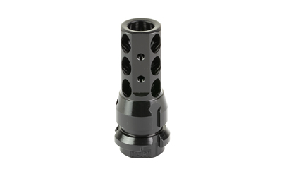 Dead Air KeyMo muzzle brake .578-28 black nitride front view