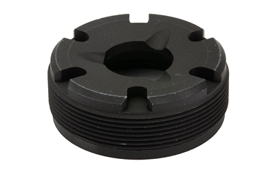 Dead Air Ghost Front Cap .45 STD Non-Wipe, black front end cap for Ghost 45 suppressor