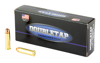 Double Tap Lead Free .357 Magnum 140 gr SC-HP ammunition box, 20 rounds