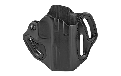 DeSantis Speed Scabbard leather outside-waistband holster for Walther PDP right-hand black