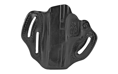 DeSantis Speed Scabbard leather outside-waistband holster for Walther PDP right-hand black
