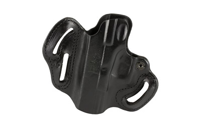 DeSantis Speed Scabbard Model 2 OWB leather holster for Glock 19, black, right hand