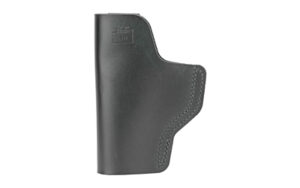 DeSantis Insider inside-waistband black leather holster with spring steel clip — right hand, fits Glock 19/23