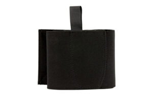 DeSantis belly band holster large 36-42 black elastic three-pocket ambidextrous