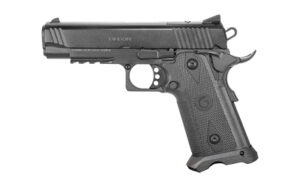 EAA Girsan Witness 2311 .45 ACP optics-ready pistol in matte black with checkered polymer grip