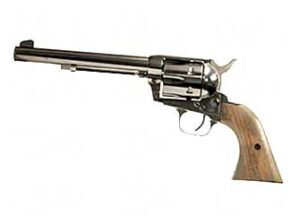 EAA Bounty Hunter .45 Long Colt single-action revolver blued finish with wood grips