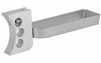 Ed Brown 3-hole long 1911 trigger, aluminum with heat-treated steel bow, silver finish