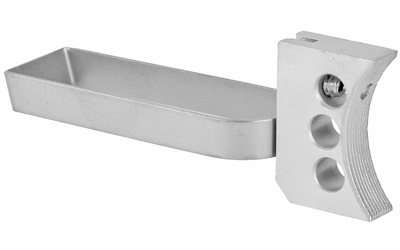 Ed Brown 3-hole long 1911 trigger, aluminum with heat-treated steel bow, silver finish