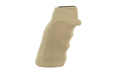 Ergo TACT DLX AR-15/M16 rifle grip in Flat Dark Earth with heavy texture and palm swells