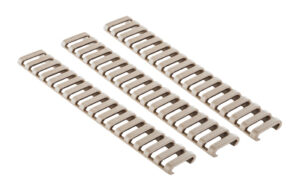 Ergo LDDR 18-slot rail covers 3-pack in coyote