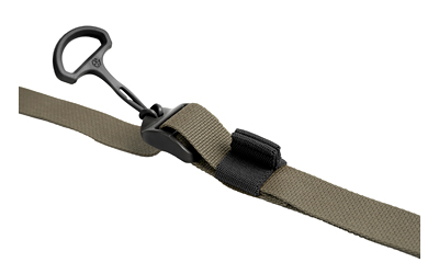 Edgar Sherman Design ESD Sling in Ranger Green and Black, two-point nylon sling with quick-adjust