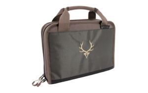 Evolution Outdoor Marksman double pistol case in green, 12.75 inch, padded polyester