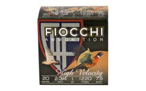 Fiocchi High Velocity 20 gauge 2.75 in 1 oz #7.5 shot 25 count box