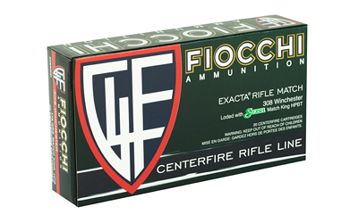Fiocchi 308MKD Hyperformance Match .308 Win 175 gr Sierra MatchKing BTHP 20rd box