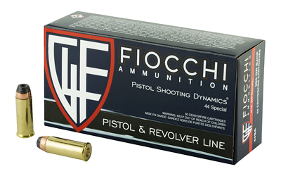 Fiocchi Defense Dynamics .44 Special 200gr SJHP box of 50 rounds