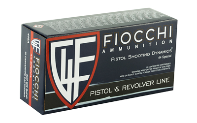 Fiocchi Defense Dynamics .44 Special 200gr SJHP box of 50 rounds