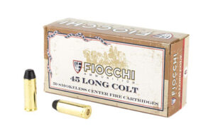Fiocchi 45 Colt 250 gr LRNFP 50rd box ammunition
