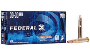 Federal Power-Shok .30-30 Winchester 170 grain jacketed soft point ammunition 20 rd box