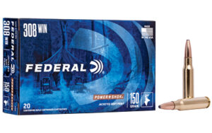 Federal Power-Shok .308 Win 150 gr Jacketed Soft Point 20rd box