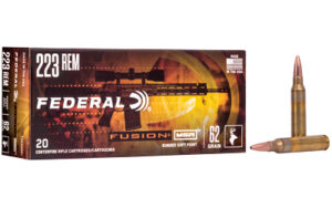 Federal Fusion MSR .223 Rem 62 gr Fusion Soft Point 20rd box product image