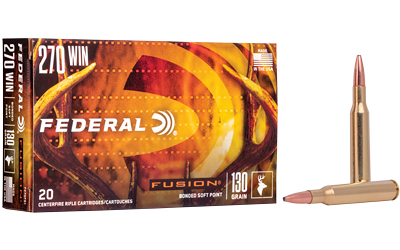 Federal Fusion .270 Winchester 130 grain soft point 20-count box