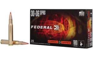 Federal Fusion Tipped .30-06 Springfield 180gr ammunition 20-round box