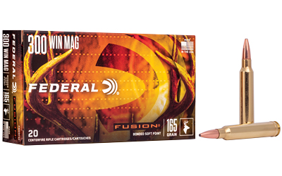 Federal Fusion .300 Winchester Magnum 165 grain box — 20 rounds