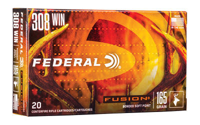 Federal Fusion .308 Win 165 gr Soft Point 20 rd box