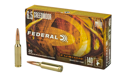 Federal Fusion 6.5 Creedmoor 140 gr Fusion Soft Point 20rd box